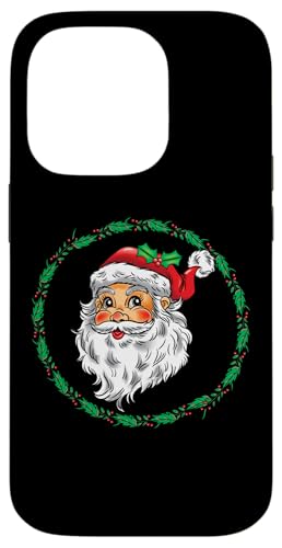 Hülle für iPhone 14 Pro Vintage Weihnachtsmann Gesicht Old Fashion Weihnachten von InGENIUS Weihnachtsshirts & Geschenke