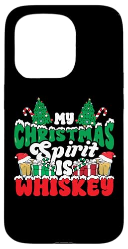 Hülle für iPhone 15 Pro Fröhliche Weihnachten Geist ist Whiskey Bourbon Lustig von InGENIUS Weihnachtsshirts & Geschenke