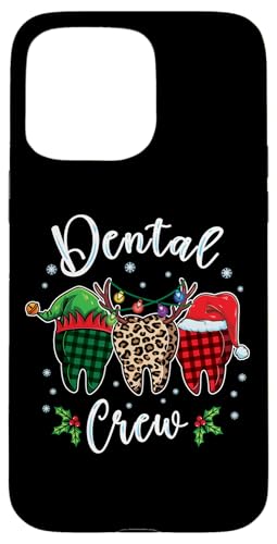 Hülle für iPhone 15 Pro Max Weihnachten Dental Crew Zahnarzt Hygieniker Plaid Tooth von InGENIUS Weihnachtsshirts & Geschenke