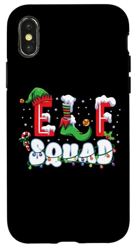 Hülle für iPhone X/XS Weihnachten Elf Squad Funny Xmas Gruppe Familie Matching von InGENIUS Weihnachtsshirts & Geschenke