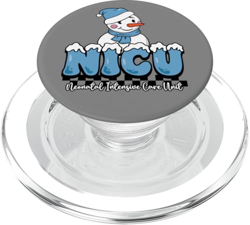 Weihnachten NICU Schneemann Neonatal ICU Krankenschwester PopSockets PopGrip für MagSafe von InGENIUS Weihnachtsshirts & Geschenke