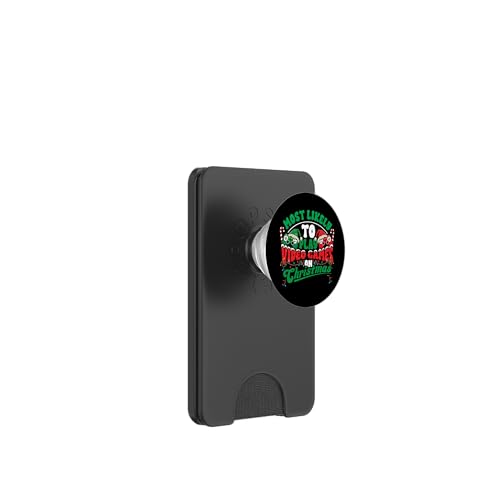 Weihnachten Wahrscheinlichste Videospieler Lustiger Gamer PopSockets PopWallet für MagSafe von InGENIUS Weihnachtsshirts & Geschenke