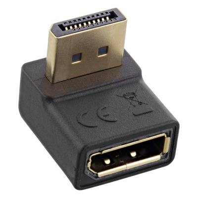 InLine® DisplayPort Adapter, DisplayPort Stecker / Buchse, nach oben gewinkelt von InLine®