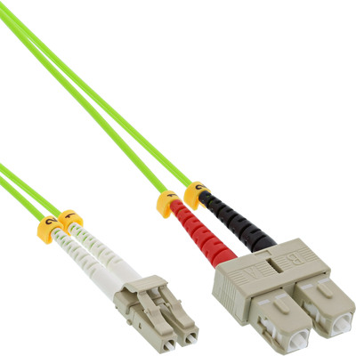 InLine® LWL Duplex Kabel, LC/SC, 50/125µm, OM5, 5m von InLine®