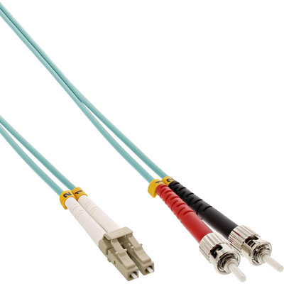 InLine® LWL Duplex Kabel, LC/ST, 50/125µm, OM3, 10m von InLine®