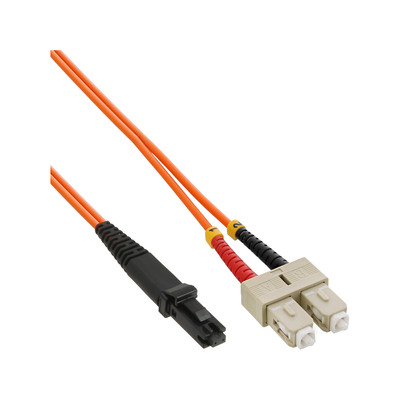 InLine® LWL Duplex Kabel, MTRJ/SC, 50/125µm, OM2, 3m von InLine®