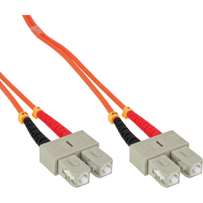 InLine® LWL Duplex Kabel, SC/SC, 50/125µm, OM2, 10m von InLine®