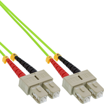 InLine® LWL Duplex Kabel, SC/SC, 50/125µm, OM5, 3m von InLine®