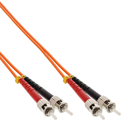 InLine® LWL Duplex Kabel, ST/ST, 50/125µm, OM2, 2m von InLine®