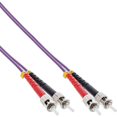 InLine® LWL Duplex Kabel, ST/ST, 50/125µm, OM4, 10m von InLine®