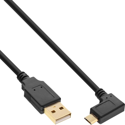 InLine® Micro-USB 2.0 Kabel, USB-A ST/Micro-B ST gew., vergoldete Kontakte, 1m von InLine®