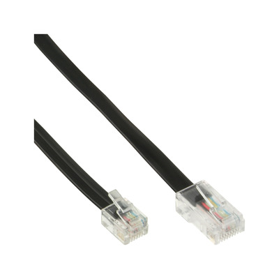 InLine® Modularkabel, RJ45 zu RJ11 Stecker / Stecker, 4adrig, 15m von InLine®