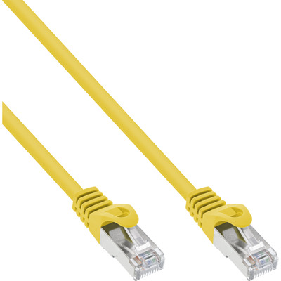 InLine® Patchkabel, F/UTP, Cat.5e, gelb, 10m von InLine®