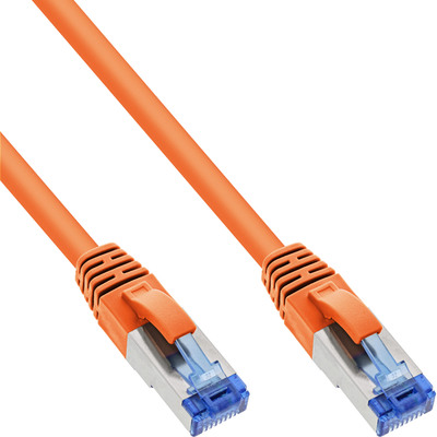 InLine® Patchkabel, S/FTP (PiMf), Cat.6A, halogenfrei, orange, 1,5m von InLine®