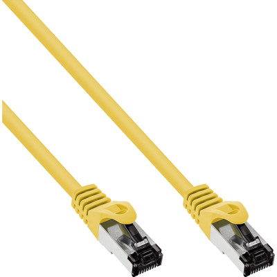 InLine® Patchkabel, S/FTP (PiMf), Cat.8.1, 2000MHz, halogenfrei, gelb, 1,5m von InLine®