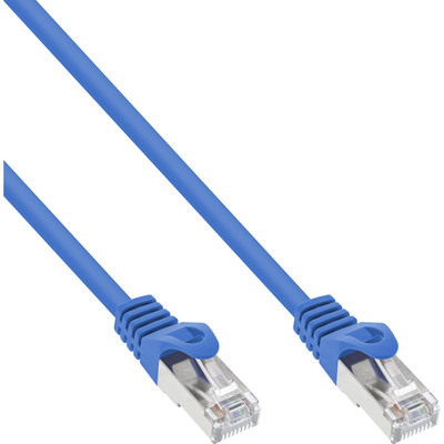 InLine® Patchkabel, SF/UTP, Cat.5e, blau, 10m von InLine®