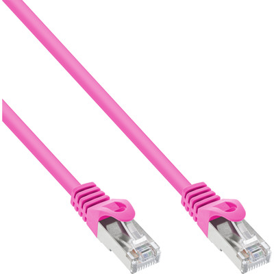 InLine® Patchkabel, SF/UTP, Cat.5e, pink, 0,3m von InLine®