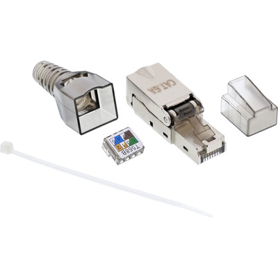 InLine® RJ45 Stecker Cat.6A 500MHz, feldkonfektionierbar, geschirmt von InLine®