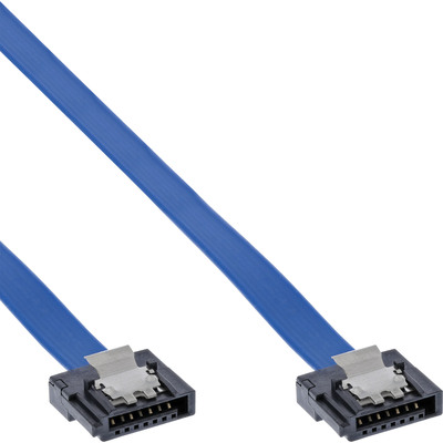 InLine® SATA 6Gb/s Anschlusskabel klein, mit Sicherheitslasche, 0,3m von InLine®