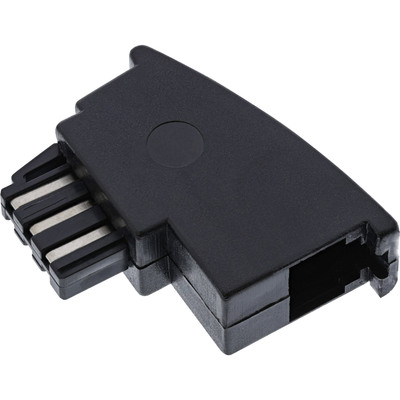 InLine® TAE-F Adapter, TAE-F Stecker auf RJ11 Buchse, für Import Telefone von InLine®