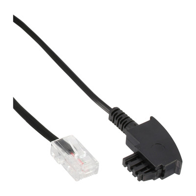 InLine® TAE-F Kabel für DSL-Router, TAE-F Stecker an RJ45 8P2C, 25m von InLine®