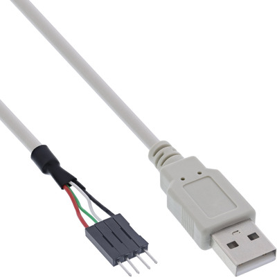 InLine® USB 2.0 Adapterkabel, Buchse A auf Pfostenanschluss, 0,40m, bulk von InLine®