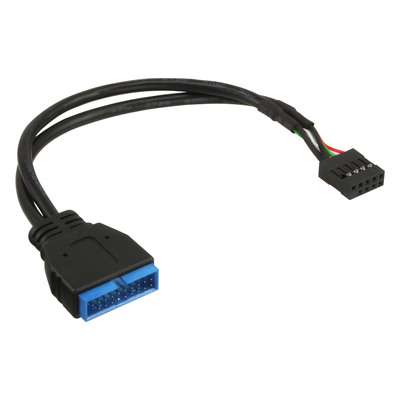 InLine® USB 2.0 zu 3.0 Adapterk. int., USB 2.0 Mainb./USB 3.0 int., 0,15m von InLine®