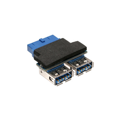 InLine® USB 3.0 Adapter, 2x Buchse A auf Pfostenanschluss von InLine®