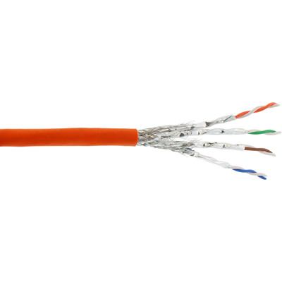 InLine® Verlegekabel Cat.7a, S/FTP (PiMF) 4x2x0,58 AWG23, 1200MHz, B2ca, 25m von InLine®