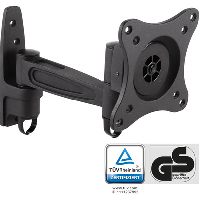 InLine® Wandhalterung, für Monitore bis 69cm (27), max. 15kg, einteiliger Arm von InLine®