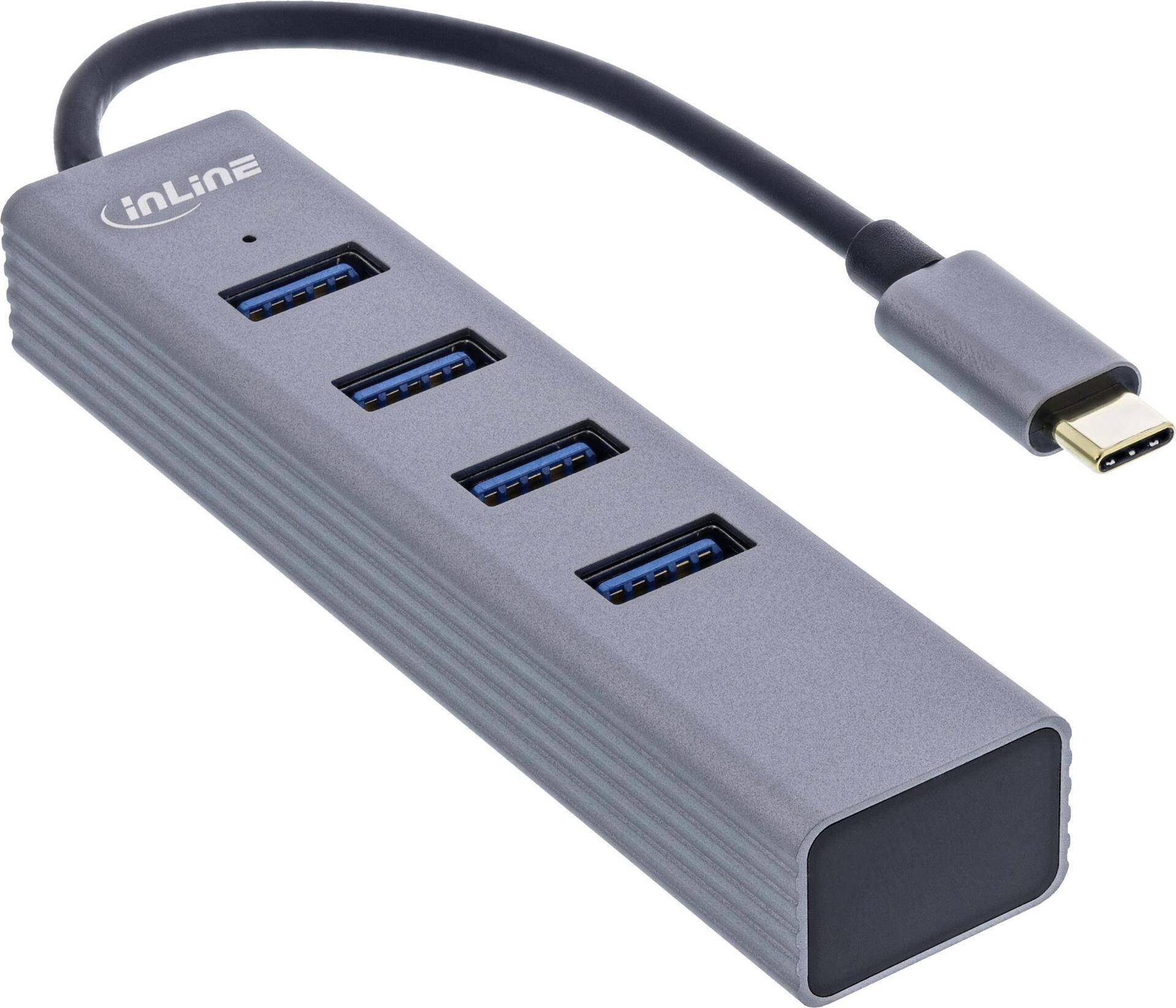 INLINE 33271N - Hub - 4 x USB 3.2 Gen 1 - Desktop von InLine