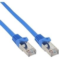 INLINE - Patch-Kabel - RJ-45 (M) zu RJ-45 (M) - 3 m - SFTP - CAT 5e - geformt - Blau von InLine