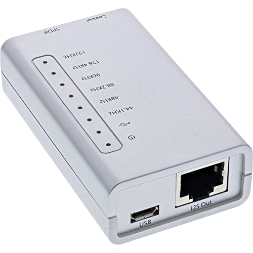 InLine® USB HD Audio Adapter, USB Hi-Fi (24-bit 192kHz) zu Digital Coax/Toslink / I2S Audio Konverter von InLine
