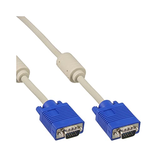 InLine 17720 S-VGA Kabel, 15pol HD Stecker / Stecker, beige, 20m von InLine