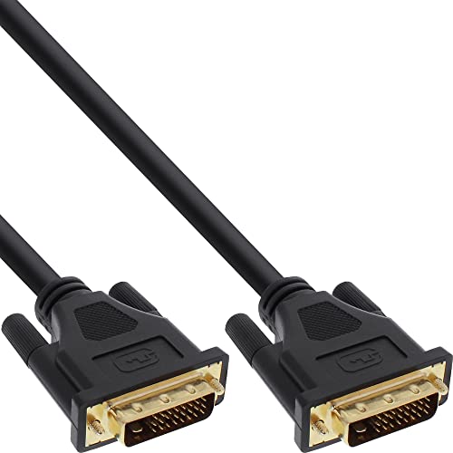 InLine 17778P DVI-D Anschlusskabel Premium, digital 24+1 Stecker / Stecker, Dual Link, 20m von InLine