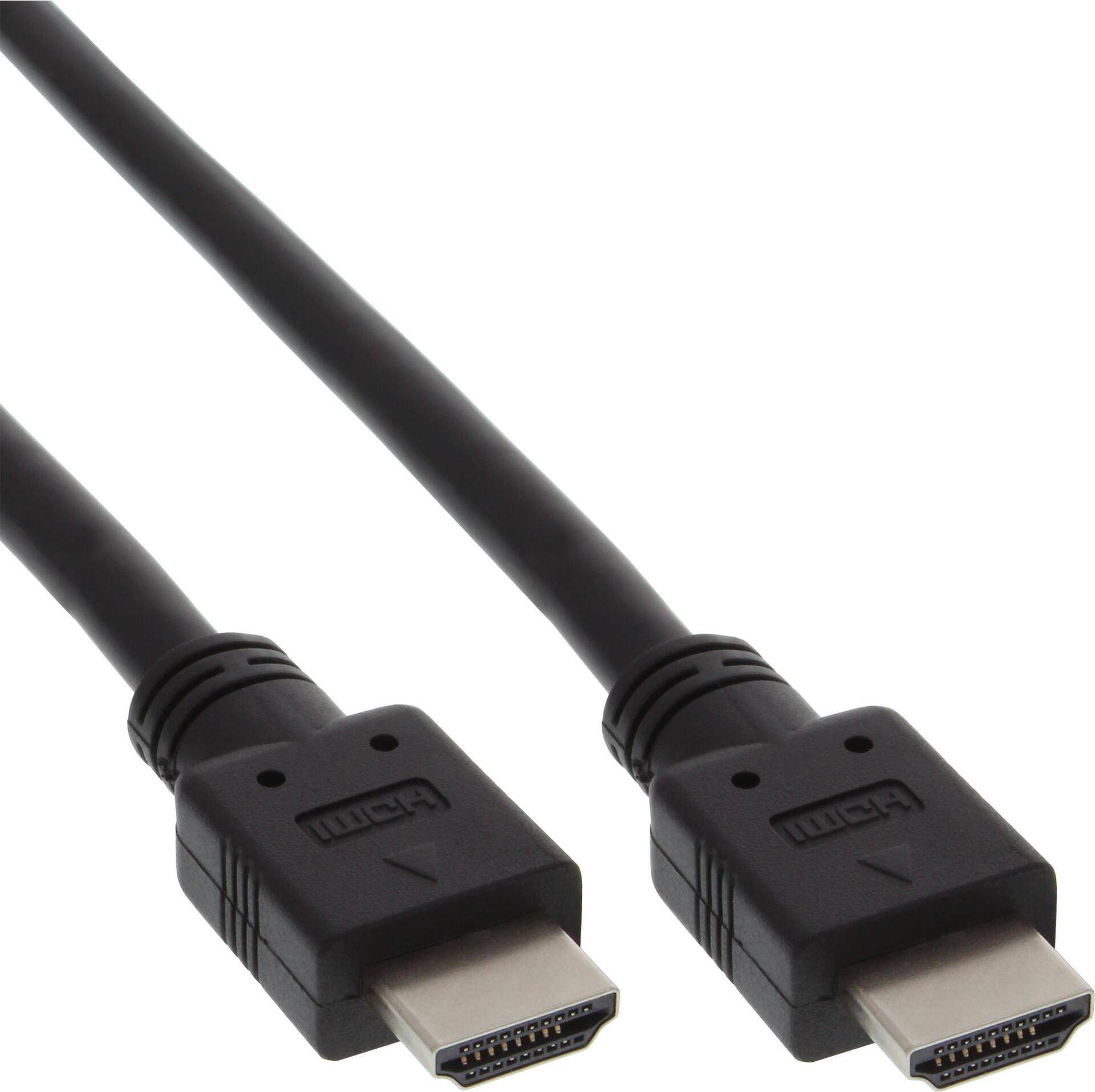 InLine 30er Bulk-Pack HDMI Kabel HDMI-High Speed Stecker Stecker schwarz - Kabel - Digital/Daten - Digital/Display/Video - Video/Analog - 2 m - 19-polig (B-17602E) von InLine