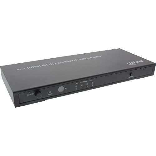 InLine 65017 HDMI 4K2K Switch, 4-fach, mit Audio von InLine