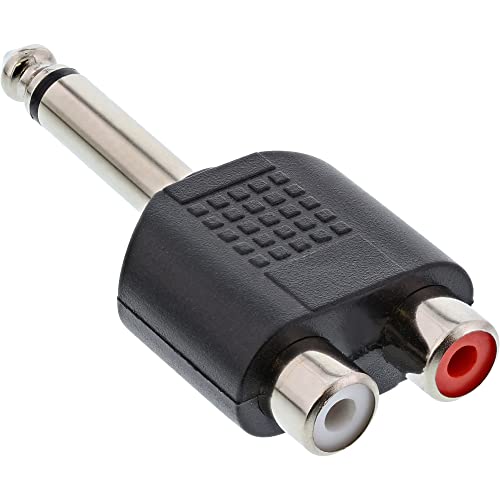 InLine 99339 Audio Adapter, 6,3mm Klinke Stecker an 2x Cinch Buchse, Mono InLine 99339 Audio Adapter, 6,3mm Klinke Stecker an 2x Cinch Buchse, Mono von InLine