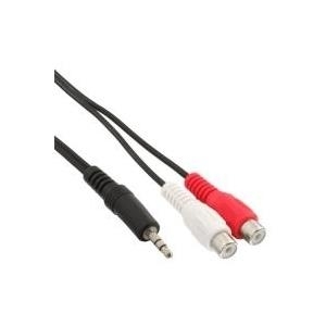 InLine - Audiokabel - RCA (W) - Mini-Phone Stereo 3,5 mm (M) - 1 m (89941B) von InLine