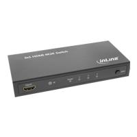 InLine HDMI Switch - Video/Audio-Schalter - 3 x HDMI - Desktop (65014) von InLine