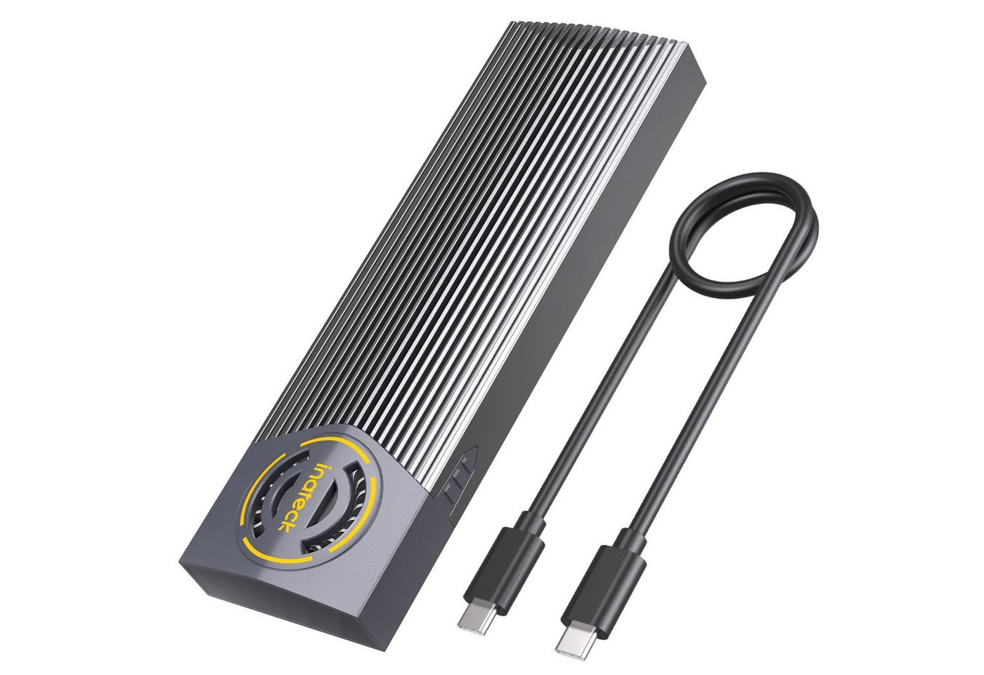 Inateck Festplatten-Gehäuse NVMe Gehäuse, USB 3.2 Gen 2 M.2 SSD Adapter von Inateck