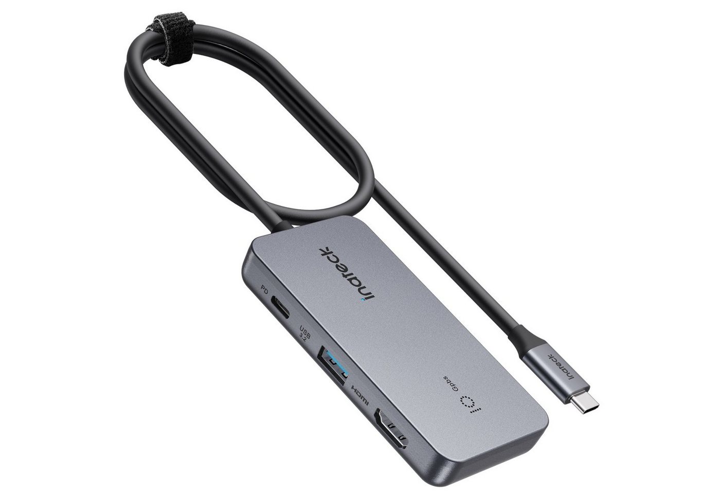 Inateck Laptop-Dockingstation 7 in 1 USB C Hub, 4 K HDMI, USB 3.2 Gen 2 von Inateck