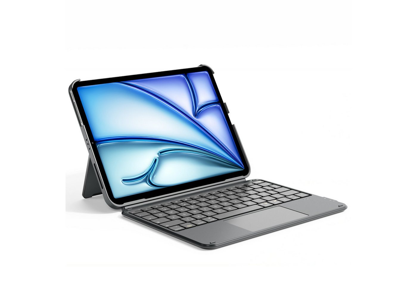 Inateck für 11'' iPad Air 6 Gen 2024, iPad 10, iPad Air 5/4 Gen, 11'' iPad Pro iPad-Tastatur (Ultraleichte, Abnehmbare Tastatur mit Touchpad, Tragbar) von Inateck