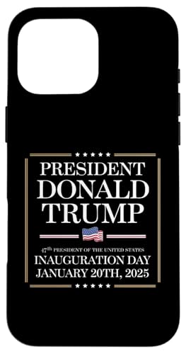 Hülle für iPhone 16 Pro Max "Wir feiern Trumps Amtseinführung als US-Präsident" von Inaugural Impact Trumpo