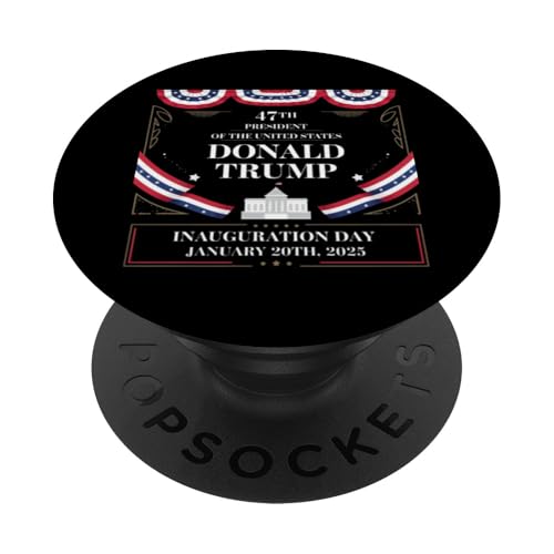 Trumps Einweihungszeremonie 2025 des historischen Tages PopSockets Klebender PopGrip von Inaugural Impact Trumpo