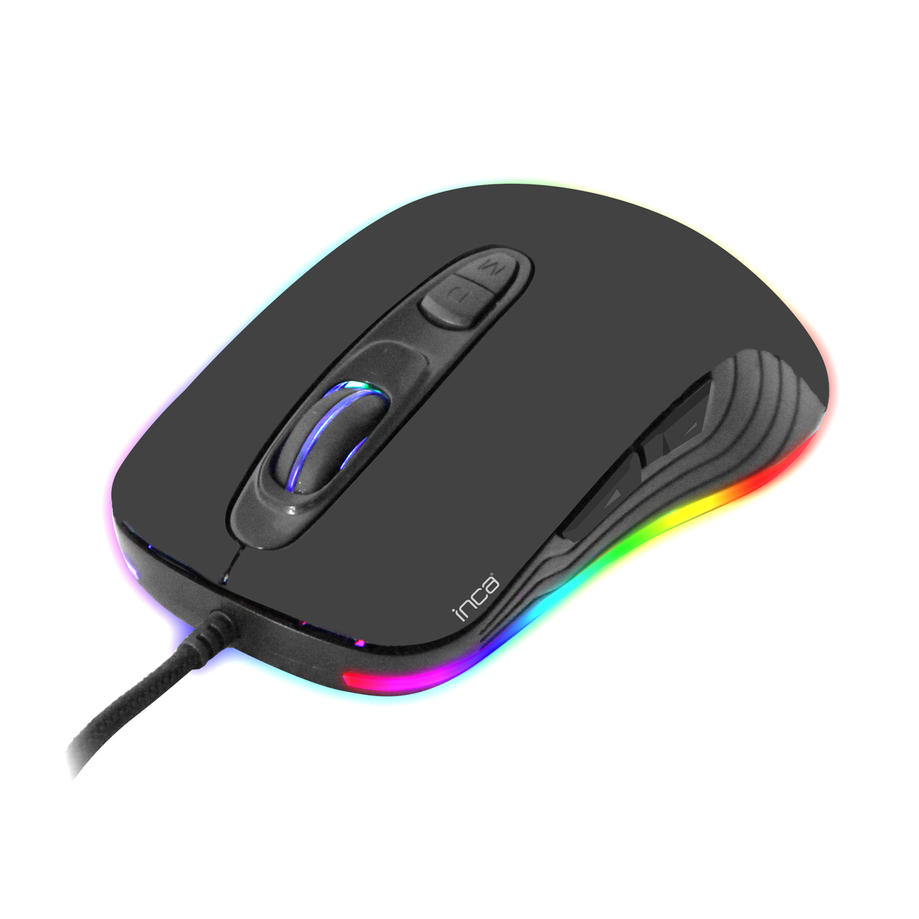 INCA Gaming Maus IMG-348    3200 DPI, RGB, 7 Tasten, USB, SW retail von Inca