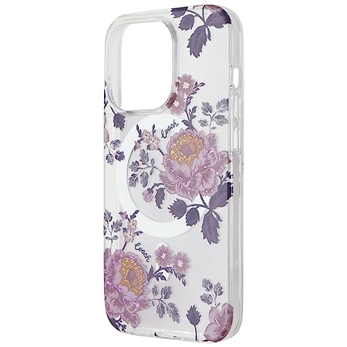 Coach Schutzhülle für MagSafe für iPhone 14 Pro Moody Floral/Lila/Glitzer/Klar Coach Schutzhülle für MagSafe für iPhone 14 Pro Moody Floral/Lila/Glitzer/Klar von Incipio