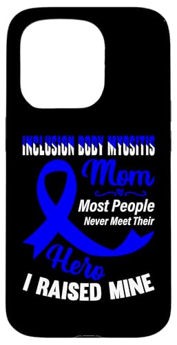 Hülle für iPhone 15 Pro IBM Awareness Mom Blue Ribbon Mother Support Zitat von Inclusion Body Myositis Awareness Products (Lwaka)