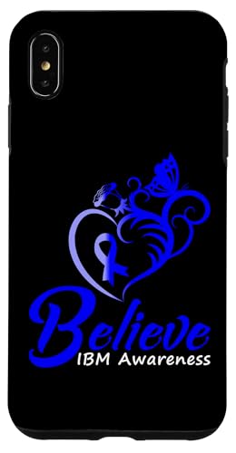 Hülle für iPhone XS Max Inklusion Körpermyositis IBM Awareness Believe Butterfly von Inclusion Body Myositis Awareness Products (Lwaka)