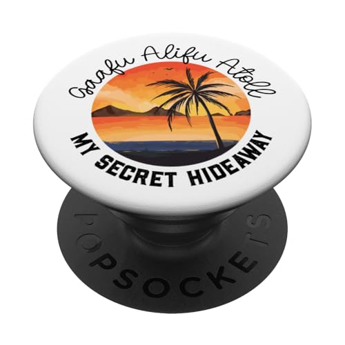 Geheimer Ort Gaafu Alifu Atoll PopSockets Klebender PopGrip von Indischer Ozean Urlaub in Malediven